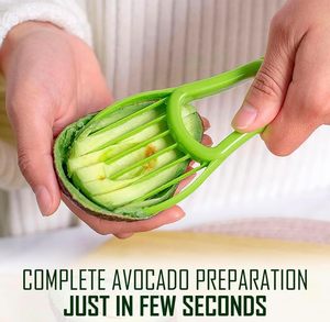 Couteau à avocat en plastique écologique, coupe-légumes sûr pour la maison et la cuisine, idéal pour un usage quotidien - Product Image 3