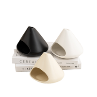 Support pour Palo Santo, brûleur d'encens, mini cheminée en céramique en forme de cône, brûleur de sauge, bois sacré, écologique, aromathérapie
