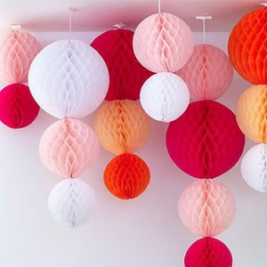 Decoraciones de Papel de Panal al por Mayor para el Hogar, Fiestas, Bodas, Cumpleaños, Decoración de Actividades, Bola de Papel de Panal de 5/10/15 cm - Product Image 2