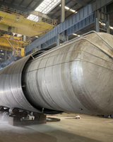 Tanque Criogénico de Oxígeno Líquido, Nitrógeno y Argón de 0.8 MPa, 10000L, 20000L con Recipiente a Presión y Componentes Centrales del Motor, Fábrica VIE