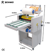 SENWEI SMFM5002Z plastifieuse de chauffage à l'huile de 355m de largeur Machine à plastifier manuelle Double face