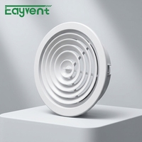 Diffuseur rond en plastique sur mesure pour CVC, grille de ventilation à haut débit d'air, vente en gros