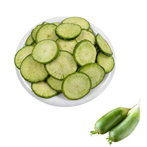 Rebanadas de rábano verde liofilizadas al por mayor, producto saludable, materia prima, gran venta - Product Image 1