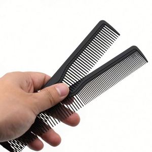 Black Plastic Double Sided Fine Tooth Comb for <b>Creative</b> <b>Gift</b> - Product Image 2