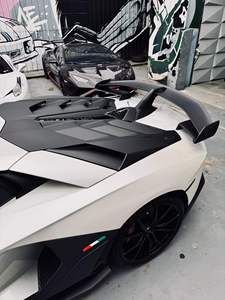 ชุดแต่งตัวถังรถยนต์คาร์บอนไฟเบอร์แบบแห้ง สำหรับ <span class=keywords><strong>Lamborghini</strong></span> Aventador LP700 LP720 <span class=keywords><strong>Roadster</strong></span> สไตล์ <span class=keywords><strong>SVJ</strong></span> พร้อมกันชนหน้า-หลังและฝากระโปรง - Product Image 5