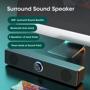 <span class=keywords><strong>Barre</strong></span> <span class=keywords><strong>de</strong></span> <span class=keywords><strong>son</strong></span> filaire 102, mini haut-parleurs USB portables, système audio surround double haut-parleur pour ordinateur <span class=keywords><strong>de</strong></span> bureau, caisson <span class=keywords><strong>de</strong></span> basses - Product Image 4