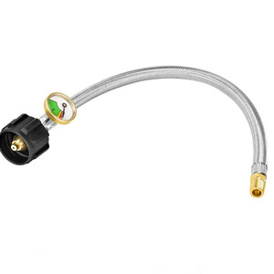 ท่อโลหะ QCC พร้อมเกจวัด 1/4 NPT 15 นิ้ว สำหรับใช้ในรถบ้านคาราวาน - Product Image 2
