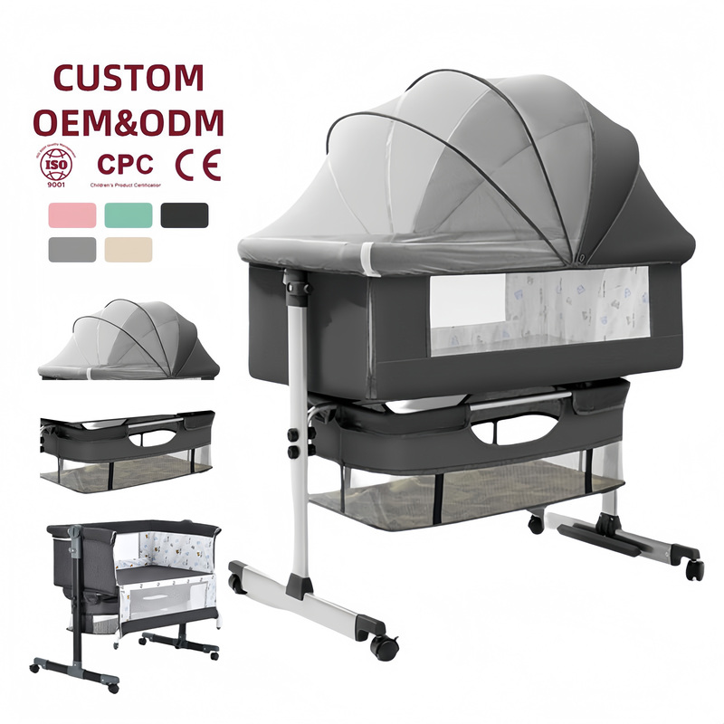 Baby Bassinet Bedside Crib for Baby