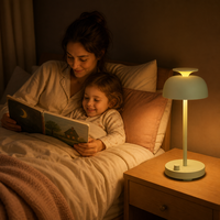 Veilleuse LED à intensité variable avec machine à bruit blanc, 10 sons apaisants, rechargeable USB-C, lampe d'aide au sommeil pour chambre d'enfant