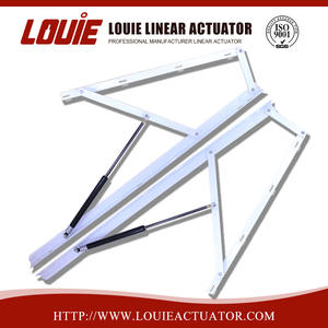 Ressort à gaz de levage avec embout articulé <span class=keywords><strong>pour</strong></span> pièces de lit mural haute pression - Product Image 5