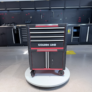 Atelier mobile pour techniciens professionnels |   Roulettes pivotantes verrouillables, poignée de traction et de déplacement |   Créez votre marque avec notre service de logo personnalisé - Product Image 2