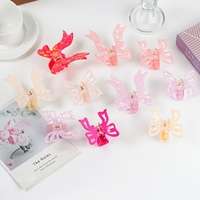 Pince à cheveux papillon style coréen simple pour femme, pince requin personnalisable avec logo, accessoire pour chignon arrière pour filles