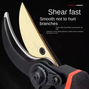 Tijeras de <span class=keywords><strong>podar</strong></span> <span class=keywords><strong>para</strong></span> jardín de acero SK5 de grado Diy, ramas de <span class=keywords><strong>árboles</strong></span> domésticos, <span class=keywords><strong>árboles</strong></span> frutales, tijeras de <span class=keywords><strong>podar</strong></span> ásperas, mango de goma, ahorro de mano de obra - Product Image 4