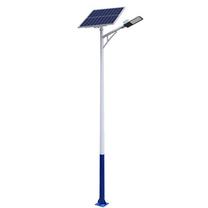 Lampadaire solaire 6 mètres avec poteau haute puissance pour zones rurales, usines, zones résidentielles, parcs, double tête - Product Image 1