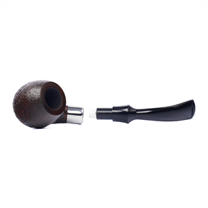Xiaoxiong - Pipa de Tabaco Clásica de Madera de Briar Esmerilada, Tipo Curvo, con Filtro de 9 mm, Reutilizable, Portátil, Tradicional, para Hombre - Product Image 5