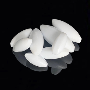 แท่งกวนแม่เหล็กเคลือบ PTFE สีขาว สำหรับเครื่องกวนผสมในห้องปฏิบัติการ อะไหล่อุปกรณ์เครื่องผสม - Product Image 1