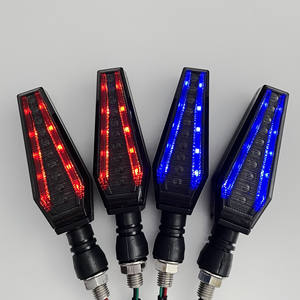 Feux clignotants à LED bicolores en forme d'épée 12V Indicateurs de circulation pour <span class=keywords><strong>motos</strong></span> et véhicules électriques - Product Image 3