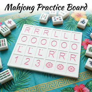 Plateau d'entraînement individuel de Mahjong américain, aide à la stratégie Charleston - Product Image 1