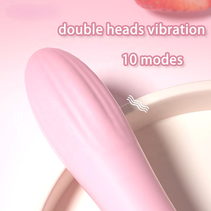 Haslove vendita calda bacchetta per adulti vibratore USB riscaldato doppio testa Dildo giocattolo per le <span class=keywords><strong>donne</strong></span> 20 modalità - Product Image 6