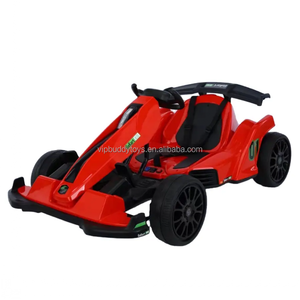 Kart électrique à quatre roues unisexe, jouet de course carré pour enfants, jouet à monter en matière plastique certifié EN71 avec batterie - Product Image 3