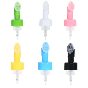 Facial Cleansing 43 410 Mousse Foam Pump Head Hand Wash Soap Foam Pump Dispenser Plastic Silicone Brush Foam Pump