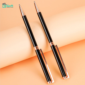 Bolígrafo Metálico con Grabado Simple y Diseño Delgado para Regalos Promocionales de Hoteles y Bancos - Product Image 3