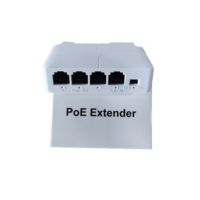 POE Extender 3 Port 10/100MB, Repeater Poe Gigabit 250 Meter Extender VLAN untuk sistem keamanan Cctv 1 in 3 Out