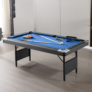 Precio de fábrica, mesa de billar plegable de 7 pies, mesa de juego de billar de 84 ", mesa de billar plegable, fácil de instalar, color azul de la TP-7636 - Product Image 1