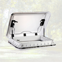 Nice Rv Accessoires ASA Frame RV Lucarne en acrylique monocouche avec lumière LED