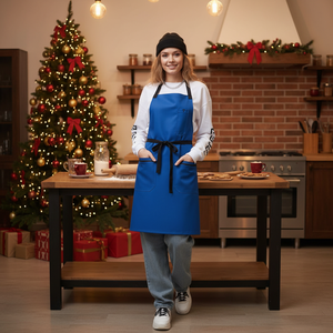 Grembiule da Cucina in Pelle Senza Maniche Royal Street, Design Personalizzato, Resistente, per Pulizie e Tema Natalizio - Product Image 3