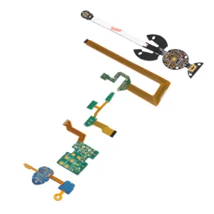 중국 제조자 소비자 산업 PCB 연약한 널 디지털 표시 장치 엄밀한 코드 PCB 널에 주문 금 손가락