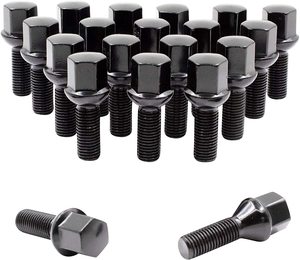 20PC mở rộng 14x1.5 Đen <span class=keywords><strong>Lug</strong></span> bu lông | 33mm / 35mm chân bu lông | bóng bán kính chỗ ngồi bánh xe <span class=keywords><strong>Lug</strong></span> Bolt - Product Image 4