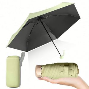 Paraguas Plegable Mini Cápsula de Alta Calidad con Protección UV y Logotipo Impreso, Superventas - Product Image 3