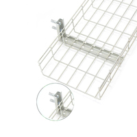 Galvanisé à chaud 200mm Poids Treillis métallique Canal Panier Gestion Grille Type Chemin de câbles