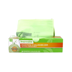 Sacs poubelles de qualité exceptionnelle, prix justifié, sacs poubelles durables de septième génération avec cordon de serrage, 13 gallons - Product Image 2