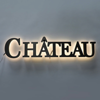 Enseigne lumineuse en lettres 3D en acrylique personnalisée YIJIAO avec rétroéclairage LED pour la décoration murale commerciale