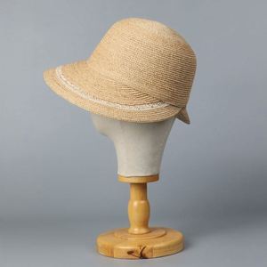 2025 New Arrival Raffia Straw Sunshade Hat Elegant Wide Brim <b>Sunscreen</b> Holidays Casual Straw Sombrero Hat - Product Image 3