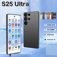 Téléphone de jeu 5G S25 Ultra 2025 nouvelle génération, haute performance, 22 Go + 2 To, écran HD, caméra arrière 108 MP, débloqué, Android 15