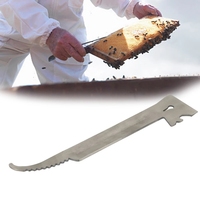 Outils pour apiculture à grande taille, en acier inoxydable, Style J, marchandises pour les abeilles
