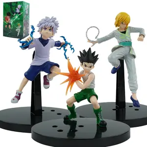32cm Anime Hunter X Hunter Figure Gk Hisoka With Replacement Head Action  Figure Pvc Collection Statue Model Toys For Gifts
