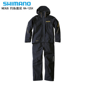 Traje de Pesca Nexus Ra-125X con Patrón de Letras Negras, Impermeable, Transpirable y Resistente al Viento, Conjunto de Chaqueta y Pantalones para Hombre - Product Image 1