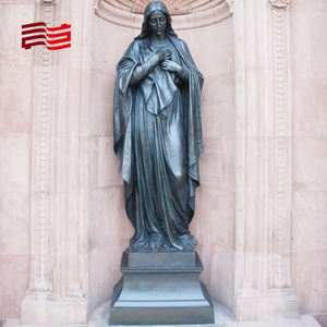 Fábrica de China Virgen María Artículos religiosos Estatua Regalos <span class=keywords><strong>cristianos</strong></span> Estatua de bronce religiosa - Product Image 3
