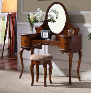New <strong>Walnut</strong> Stool Bedroom Furniture Dresser Home Furniture Wooden Modern With a <strong>Dressing</strong> <strong>Table</strong> in the <strong>Dressing</strong> Room Panel - Product Image 2