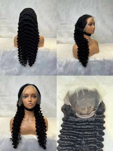 Letsfly Pelucas Frontales de Encaje 13x6, Cabello Natural 10A, 200% de Densidad, de 18 a 32 Pulgadas, 30 Pulgadas, Lisas, Ondas de Agua, Ondas Profundas, 100% Cabello Humano - Product Image 5