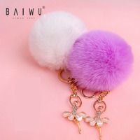 123158002 Baiwu Vivid Color Push Ball Porte-clés Accessoires