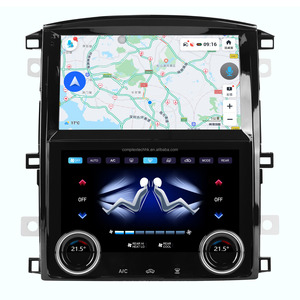 10.1" Car Video Stereo And 10.1" AC Control Dual Screen CarPlay Head Unit For Toyota Land Cruiser LC100 2003-2007 - Product Image 4
