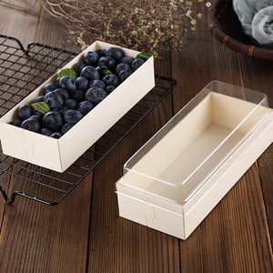 New Design <strong>Wood</strong> Food Package <strong>Box</strong> Biodegradable Sushi Pastry <strong>Boxes</strong> With Clear Cover Variety of Sizes Available - Product Image 2