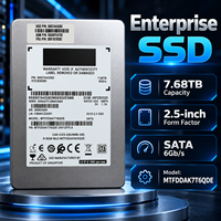 SSD Lenovo Original Pull Enterprise 7.68TB 2.5" SATA 6Gb/s Model 5210 MTFDDAK7T6QDE Solid State Drive