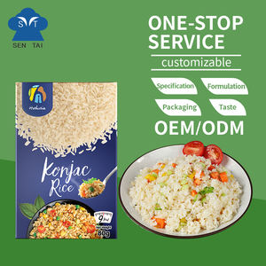 <span class=keywords><strong>Riz</strong></span> de konjac séché, nourriture saine, végétalien, sans gluten, sans sucre, faible en glucides, 2,8 g de fibres alimentaires, cuisson en 8 minutes, cétogène, directement de l'usine - Product Image 4