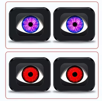 BRAD nouvelle moto LED Devil Eye Light 6 Modes commutables-lumières de décoration de voiture de contrôle manuel à distance automatique pour scooters et vélos